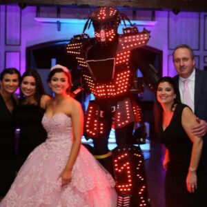 Robot LED mariage Besançon