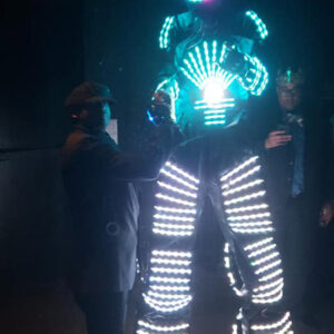 Robot Led anniversaire Luxembourg